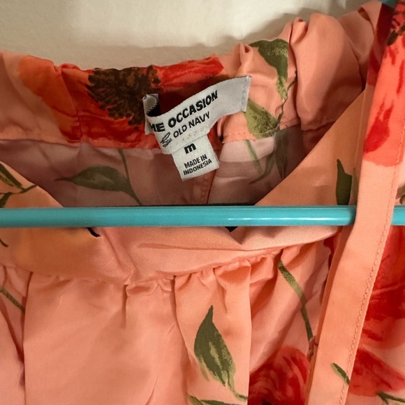 Old Navy Peach Floral Midi Skirt - Picture 3 of 6